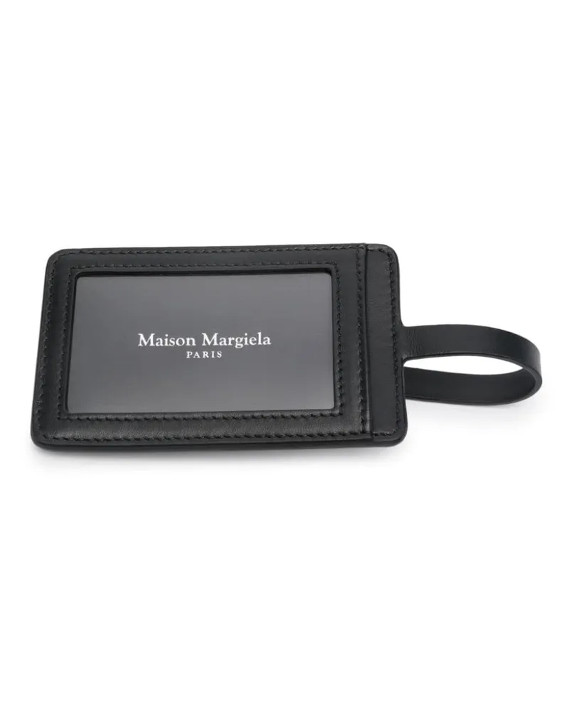 Maison Margiela Gepäckanhänger mit Ziernähten - Schwarz Schwarz