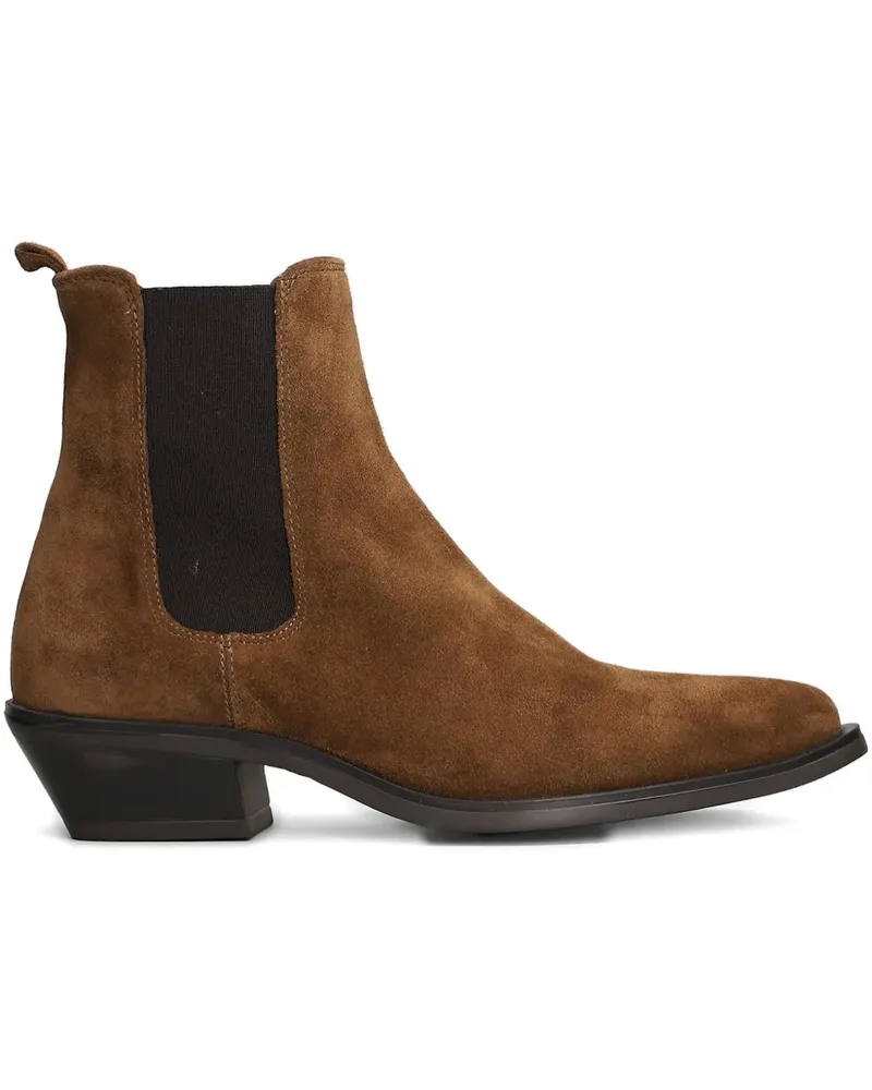Carmens 30mm Kelly heel boots - Braun Braun