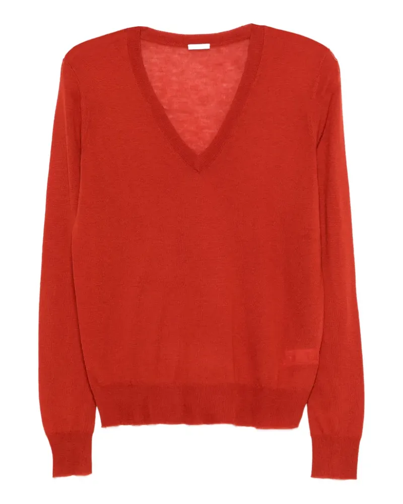 Joseph Pullover mit V-Ausschnitt - Rot Rot