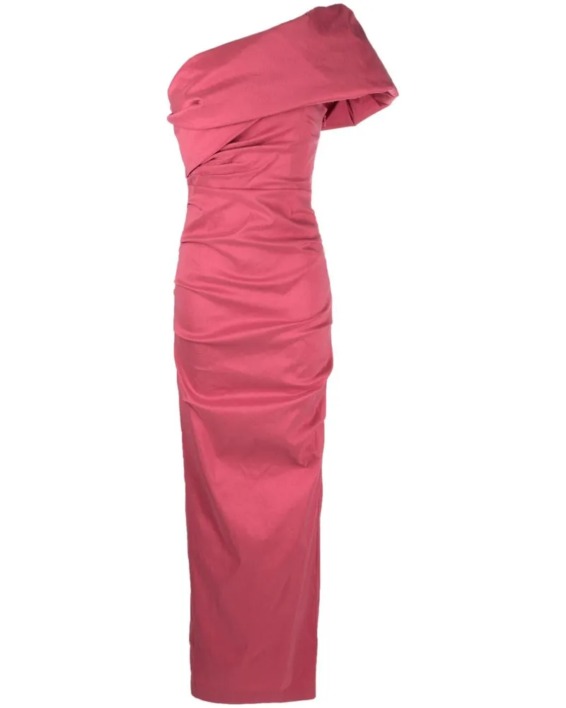 Rachel Gilbert Asymmetrisches Kat Abendkleid - Rot Rot