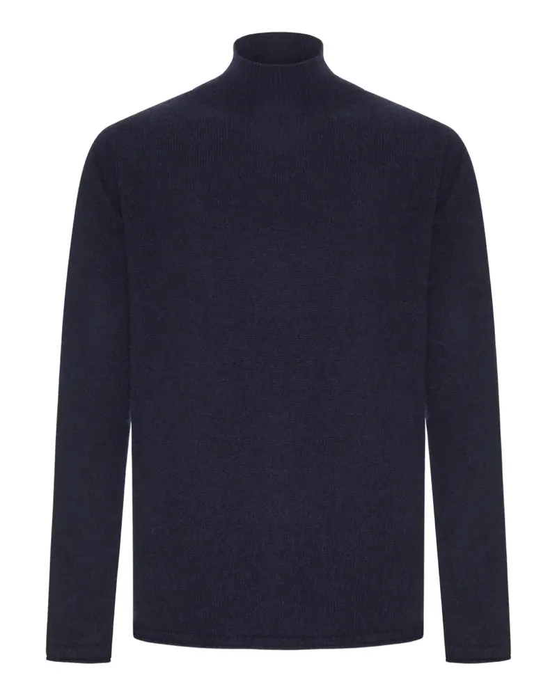 Roberto Collina Lupetto Pullover mit Stehkragen - Blau Blau