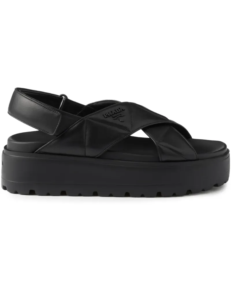 Prada Sandalen 45mm - Schwarz Schwarz