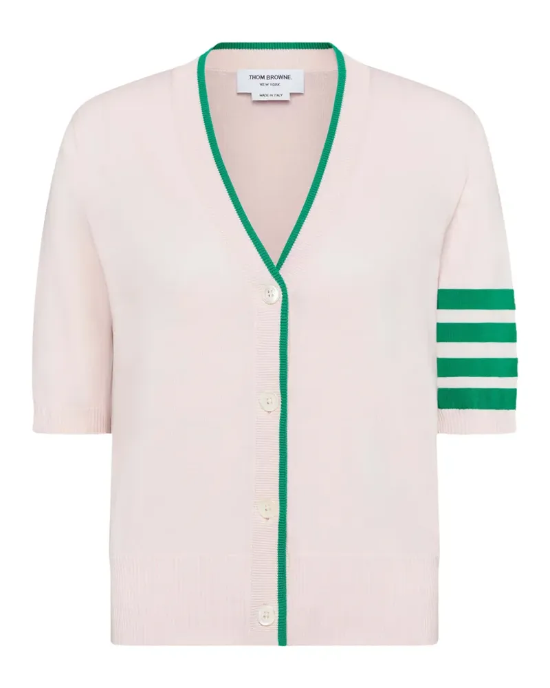 Thom Browne Kurzärmeliger Cardigan - Rosa Rosa