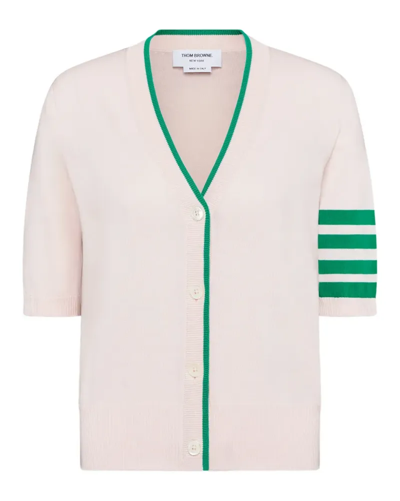 Thom Browne Kurzärmeliger Cardigan - Rosa Rosa