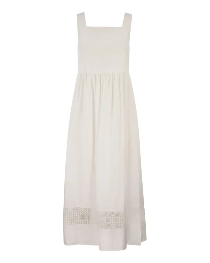 Max Mara cotton midi dress - Weiß Weiß