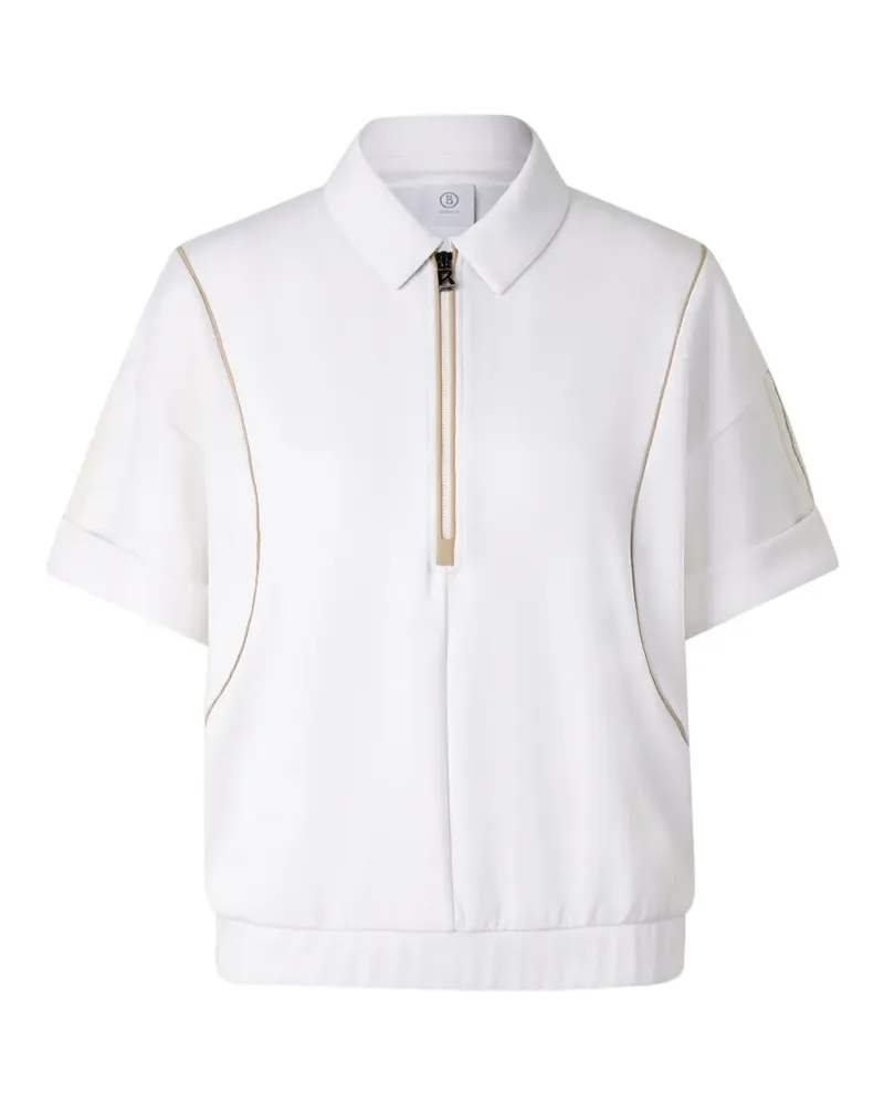 Bogner Finya polo-collar top - Weiß Weiß