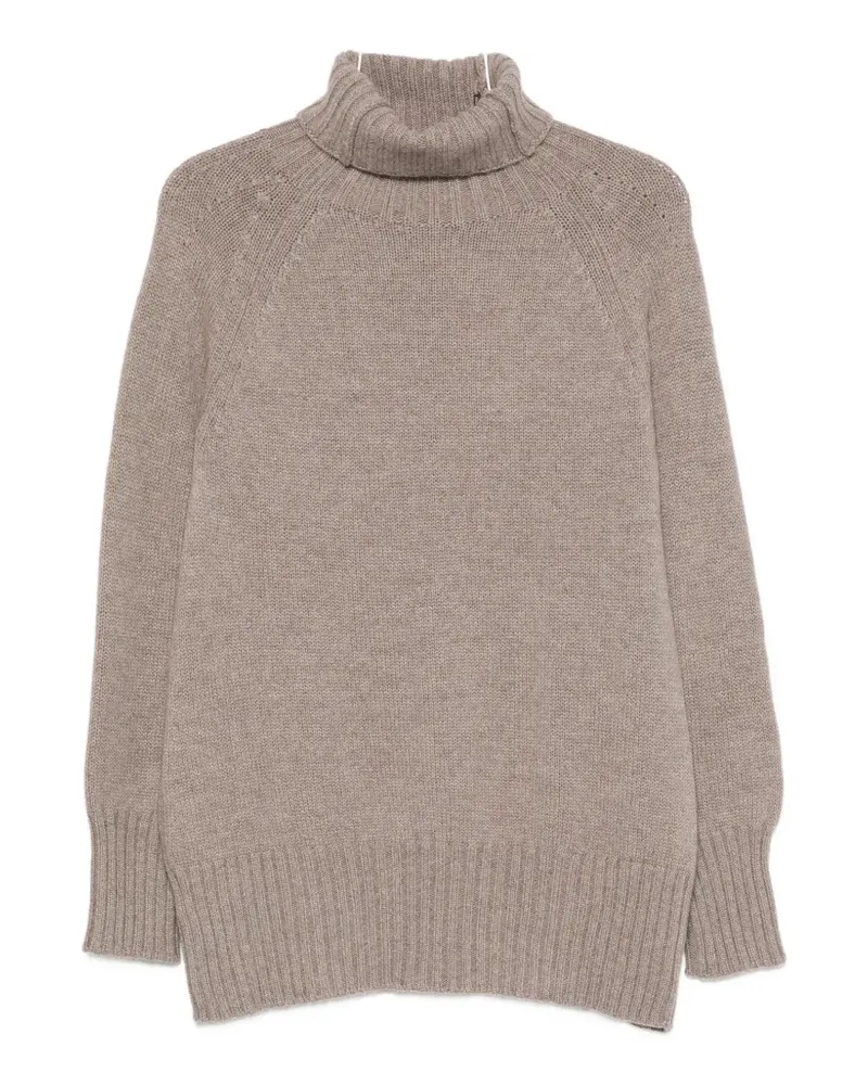 Manzoni 24 Pullover mit Raglanärmeln - Braun Braun