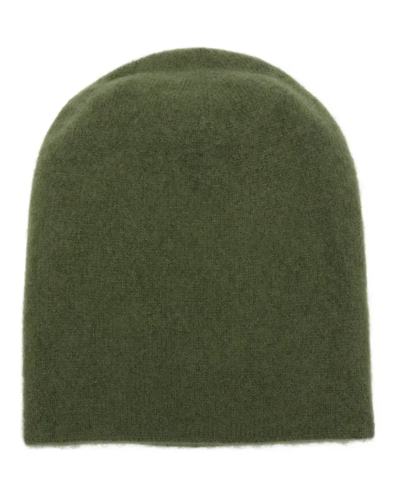 Frenckenberger Beanie mit ovaler Krone - Grün Grün
