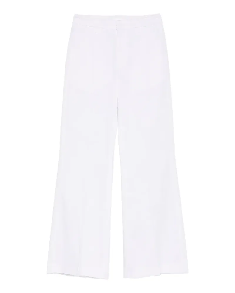 Dondup Gerade Hose mit Bundfalten - Weiß Weiß