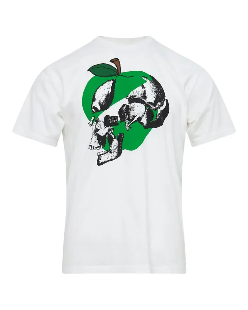 Undercover Skull Apple-print T-shirt - Weiß Weiß