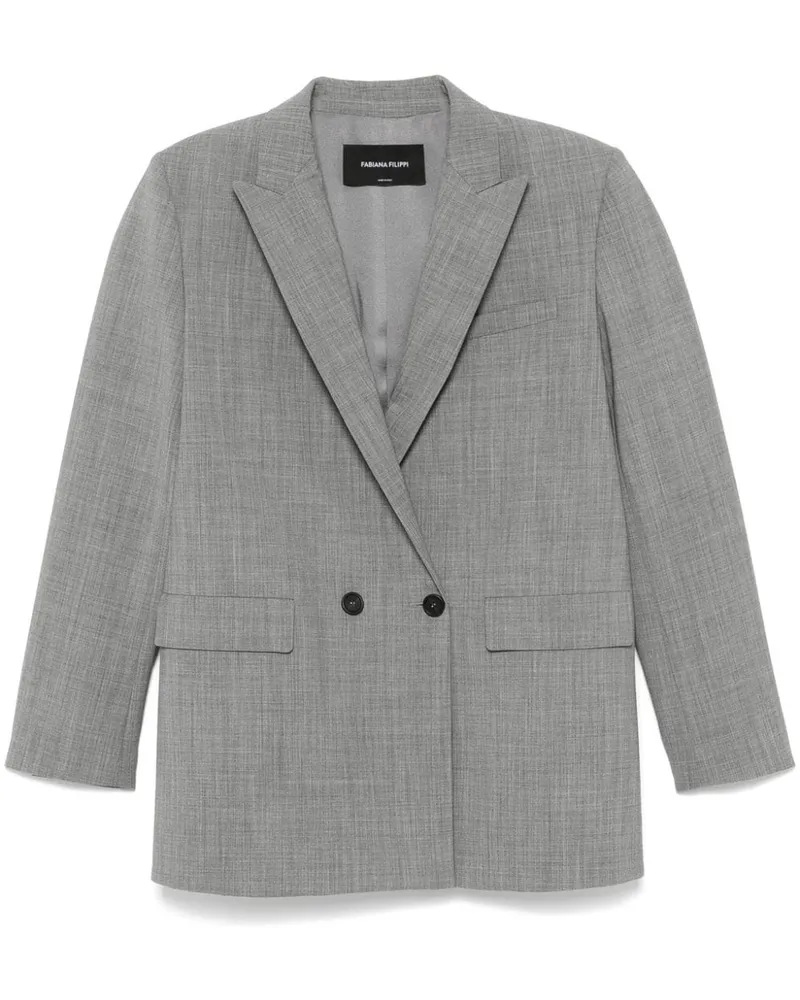 Fabiana Filippi Doppelreihiger Blazer - Grau Grau