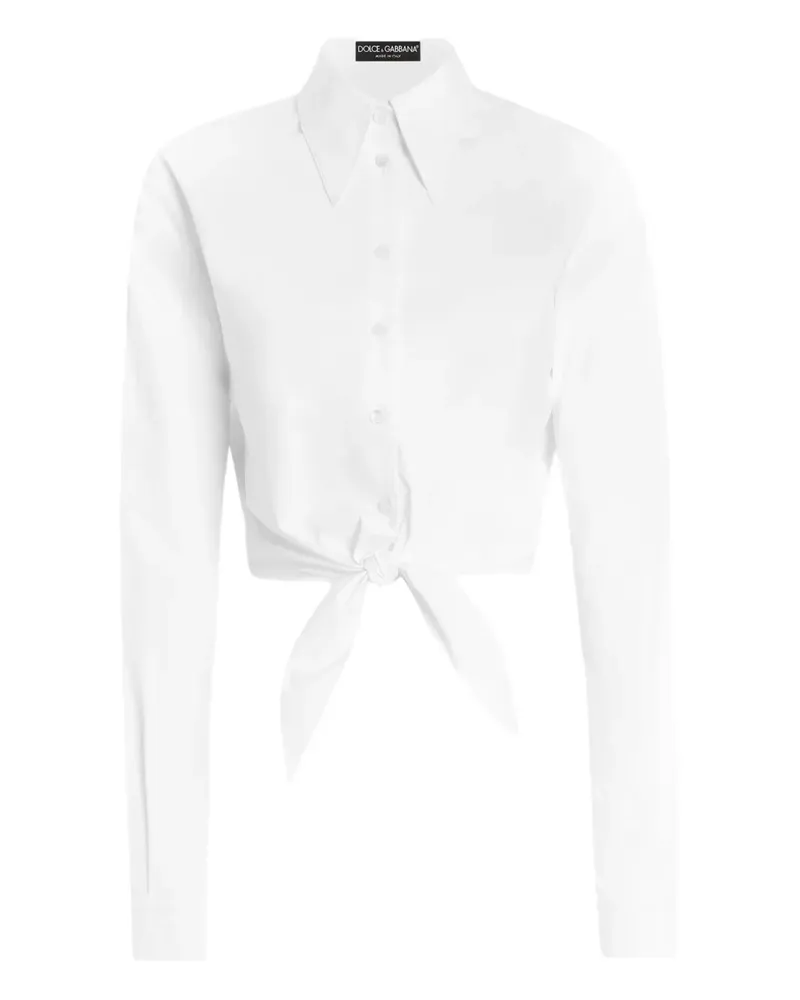 Dolce & Gabbana Hemd mit Stretchanteil - Weiß Weiß