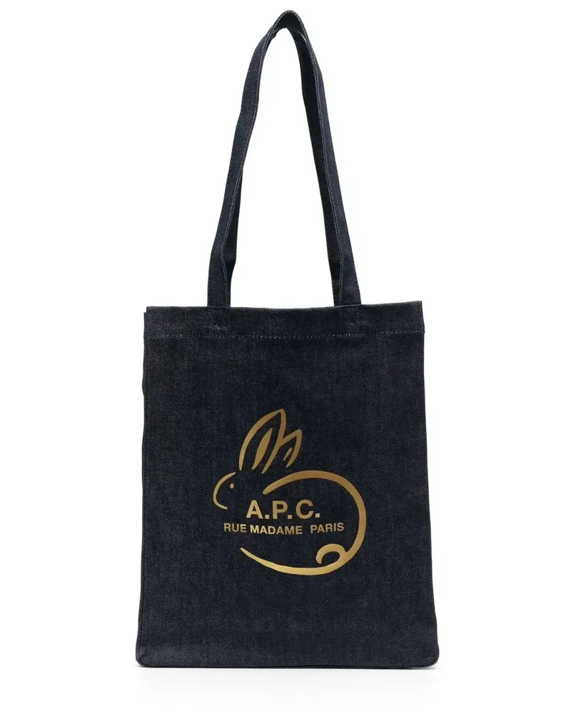 A.P.C. Lou Handtasche - Blau Blau