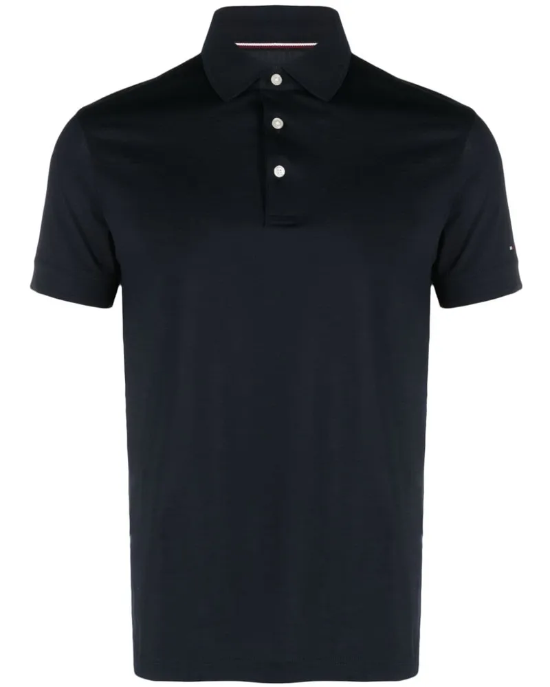 Tommy Hilfiger Poloshirt mit Logo-Stickerei - Blau Blau