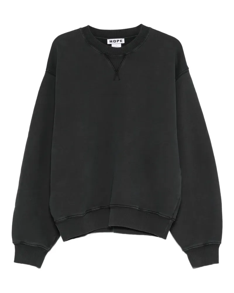 Hope Bubble Sweatshirt mit rundem Ausschnitt - Schwarz Schwarz