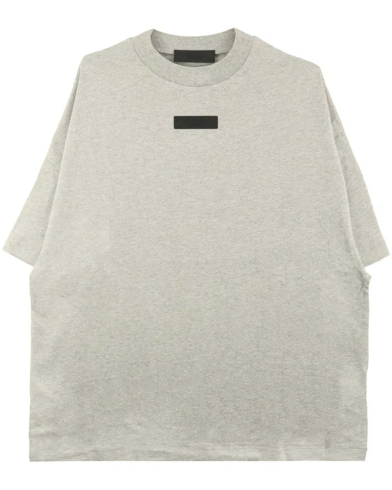 Fear of God T-Shirt mit Logo-Applikation - Grau Grau