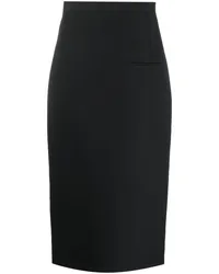 The Row mid-eight tailored pencil skirt Schwarz