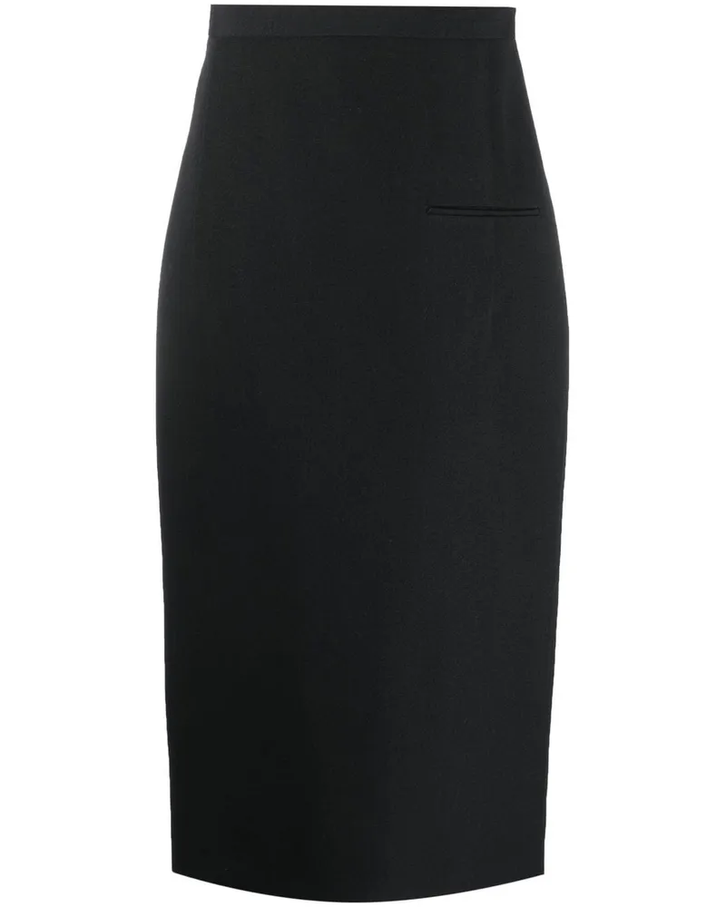 The Row mid-eight tailored pencil skirt Schwarz