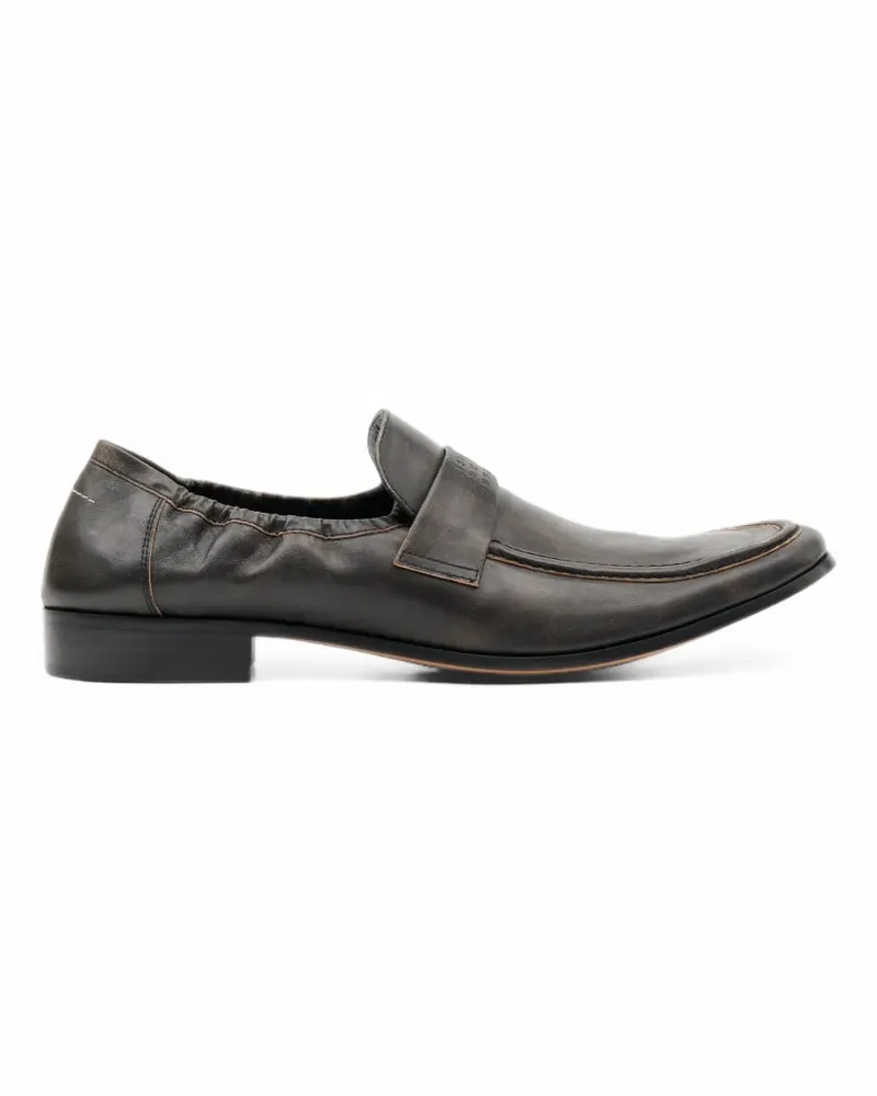 Maison Margiela Swing-Toe-Loafer aus Leder - Braun Braun