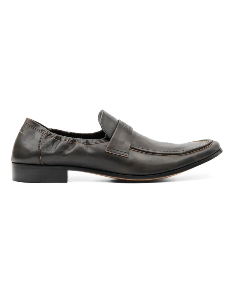 Maison Margiela Swing-Toe-Loafer aus Leder - Braun Braun