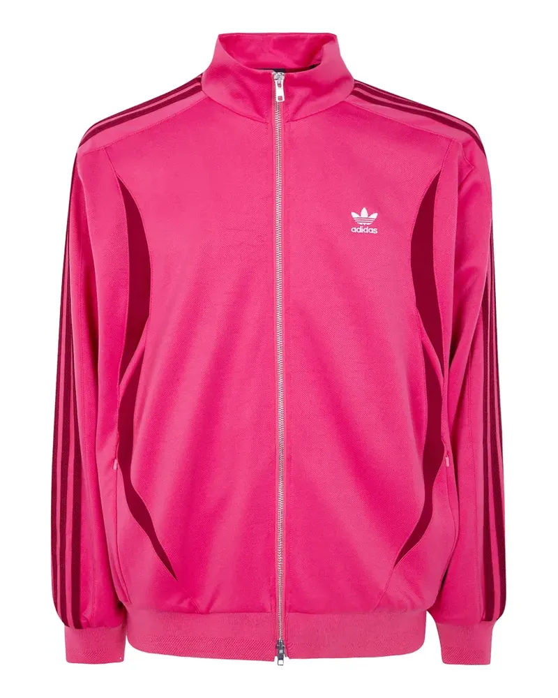 adidas x Wales Bonner logo-print zip-up sweatshirt - Rosa Rosa