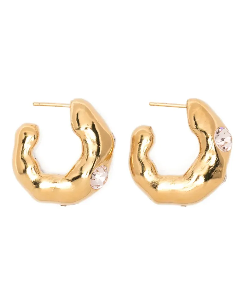 forte_forte Ohrringe mit Steckverschluss - Gold Gold