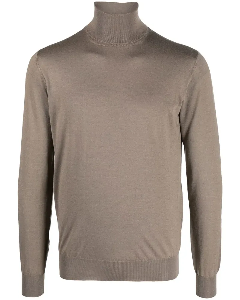 Dell'oglio Gestrickter Rollkragenpullover - Nude Nude