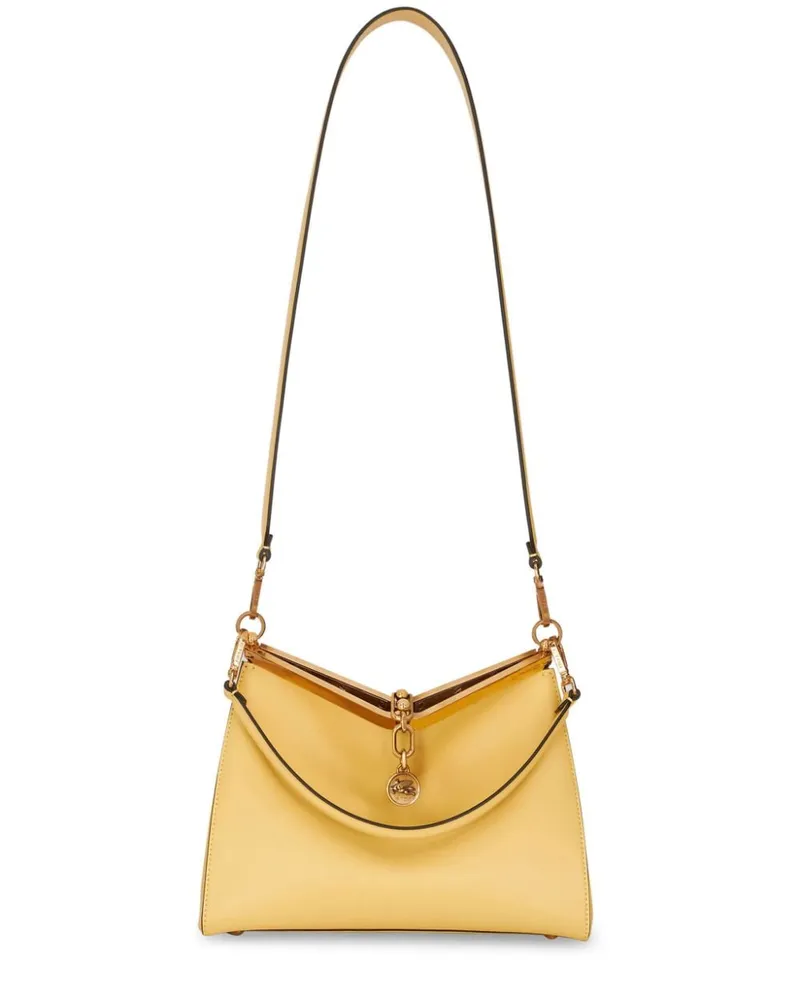 Etro Mittelgroße Vela Schultertasche - Gelb Gelb