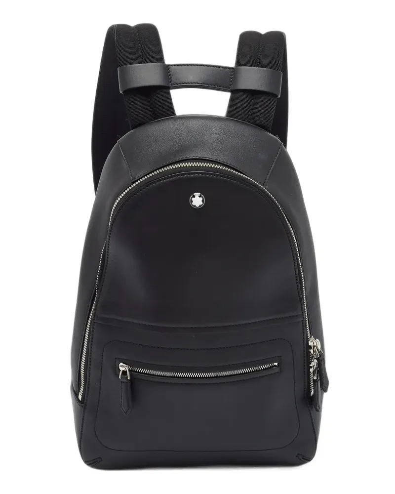 Montblanc Sartorial Rucksack aus Leder - Schwarz Schwarz