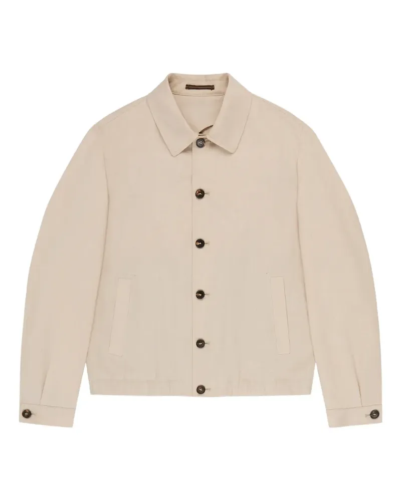 Slowear Summertime tailored blouson jacket - Nude Nude