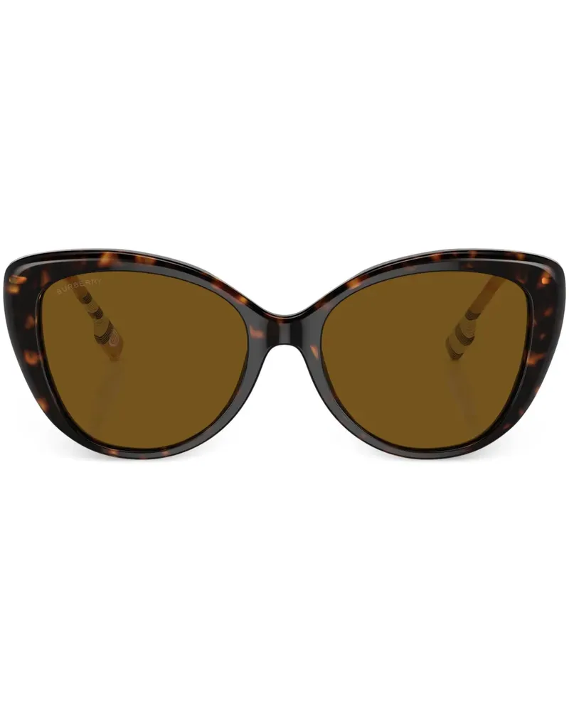Burberry Cat-Eye-Sonnenbrille mit Vintage-Check - Braun Braun