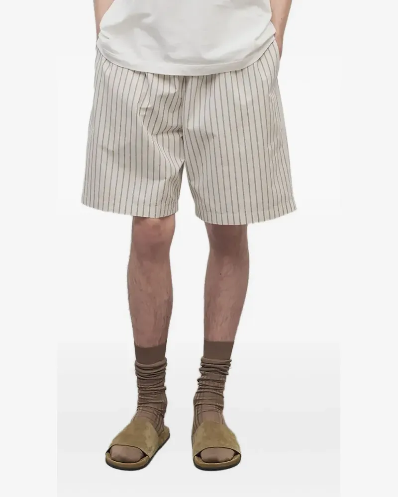The Row Zindel Shorts - Nude Nude