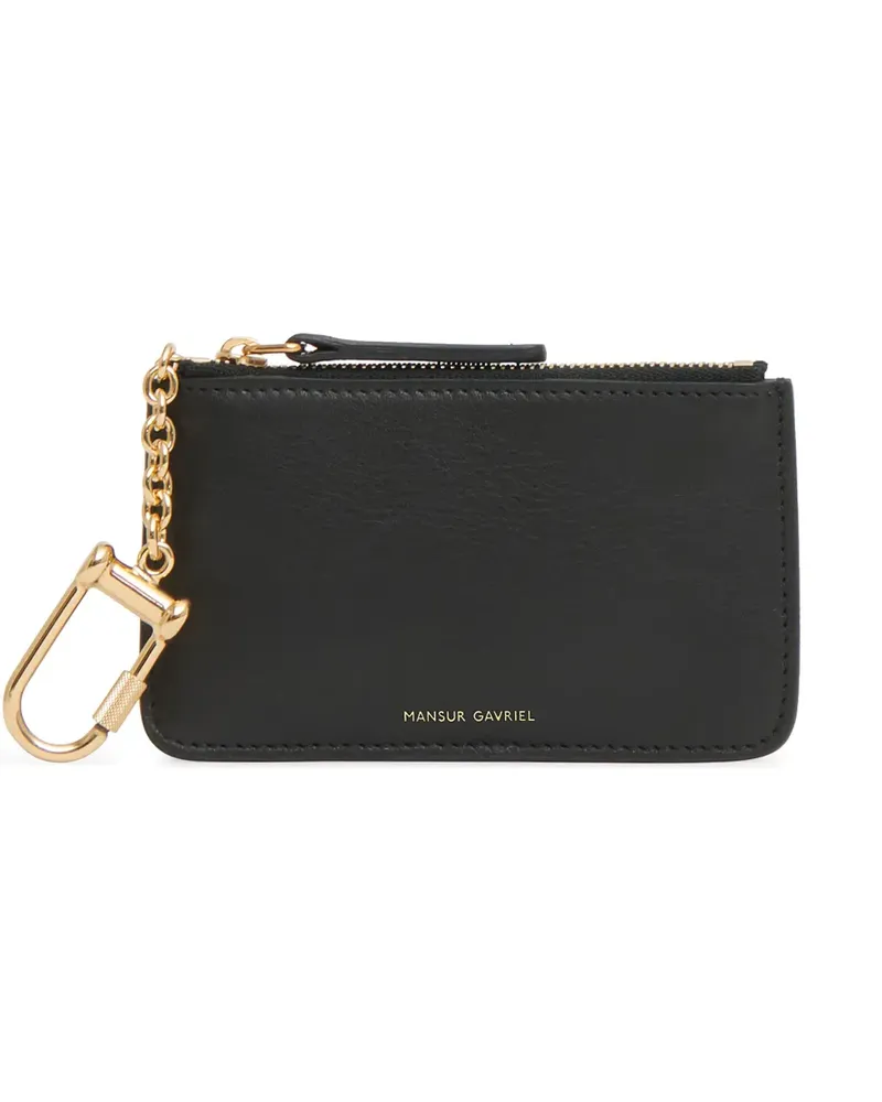 Mansur Gavriel Portemonnaie mit Schlüsselanhänger - Schwarz Schwarz