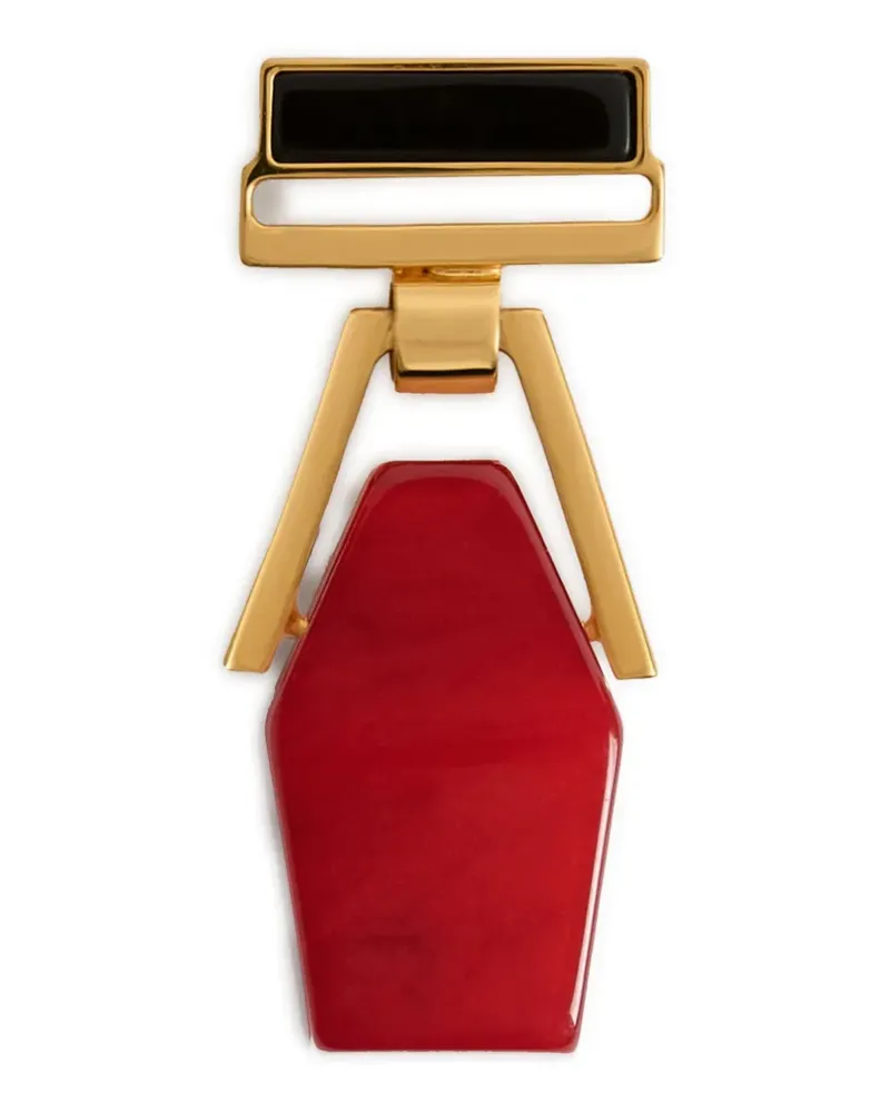 La DoubleJ Portal Brosche - Gold Gold