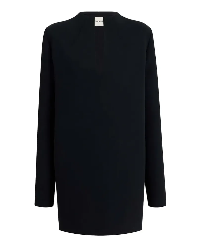 KHAITE Minikleid mit langen Ärmeln - Schwarz Schwarz