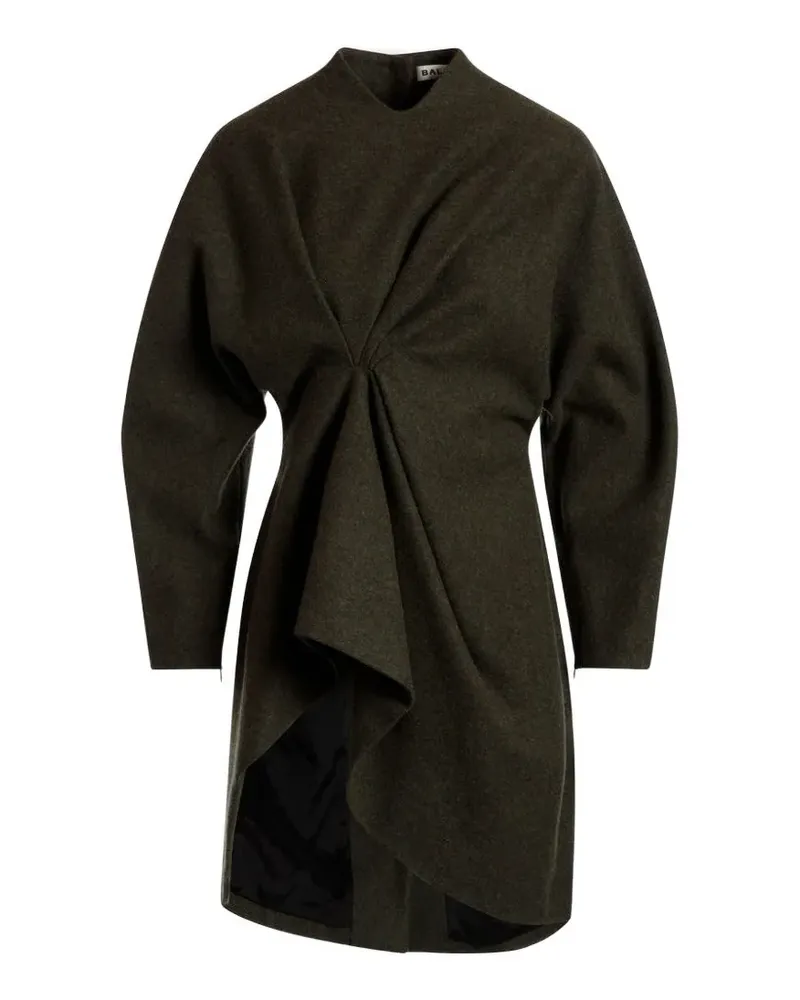 Bally Asymmetrisches Kleid mit Raffung - Grün Grün