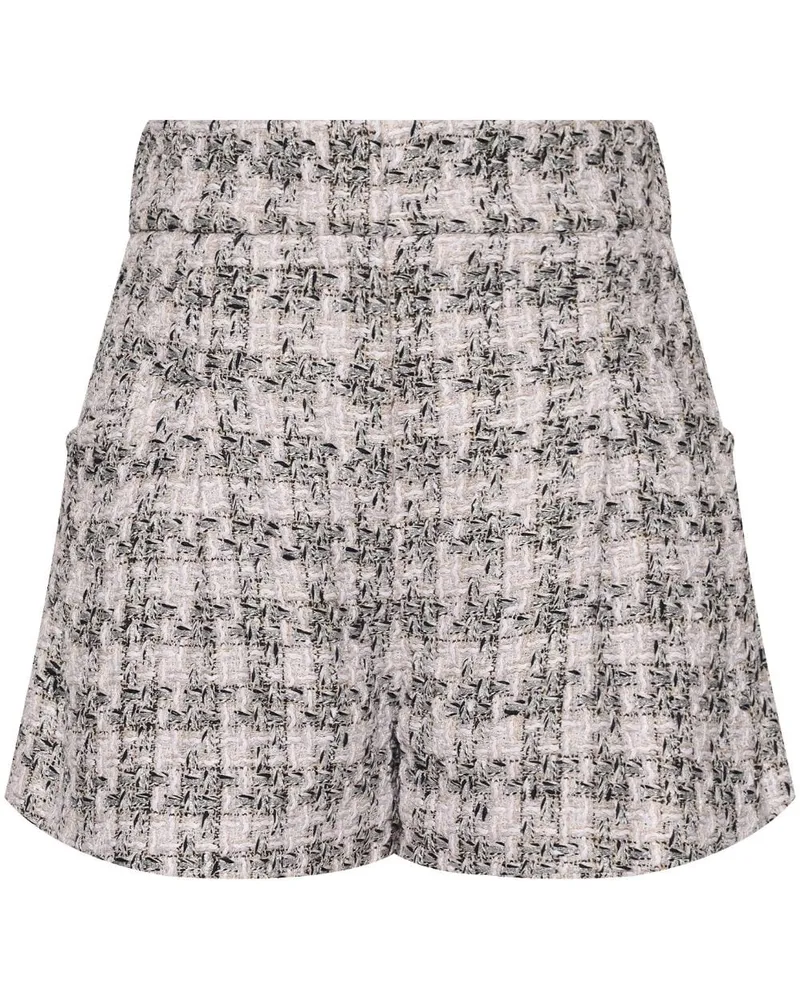 IRO Gannu Tweed-Shorts - Silber Silber