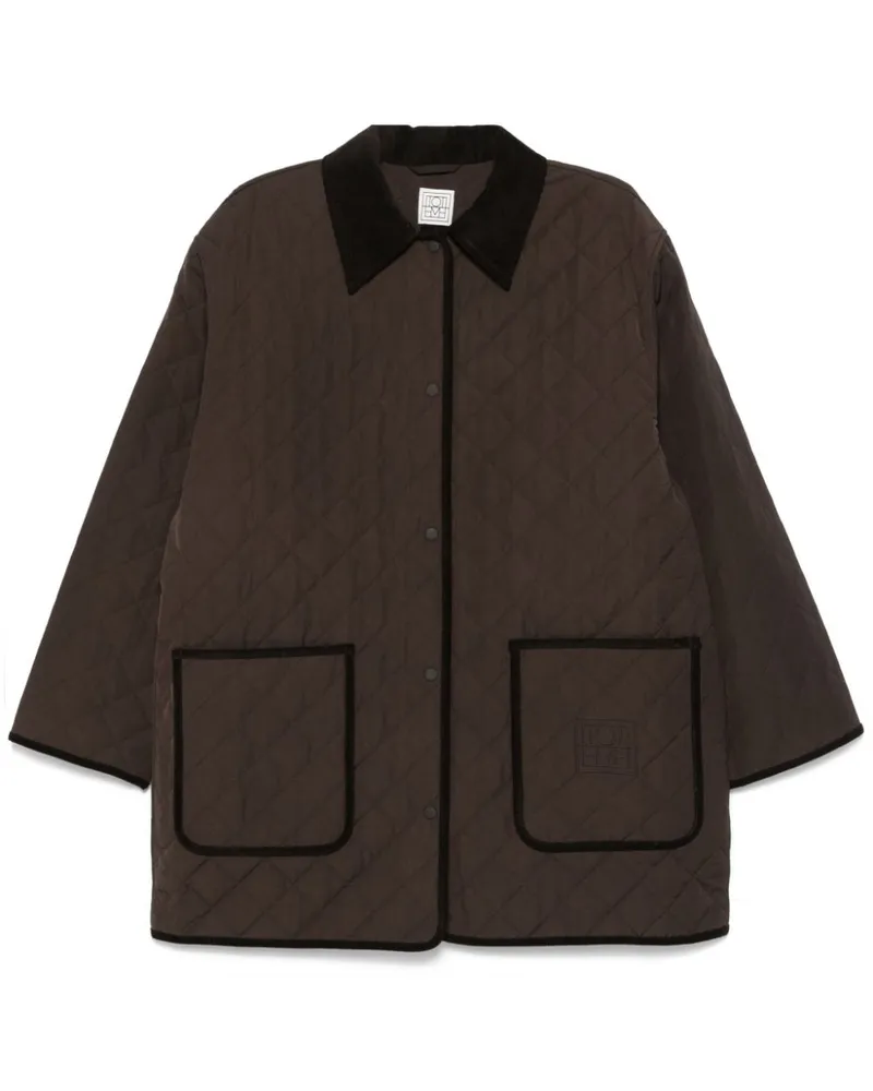 Totême Gesteppte Jacke - Braun Braun