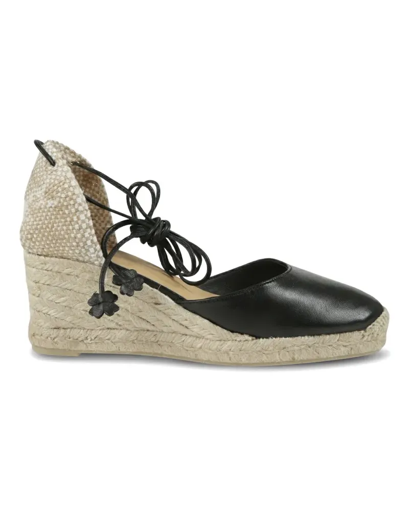 Castañer Carina wedge espadrilles - Schwarz Schwarz