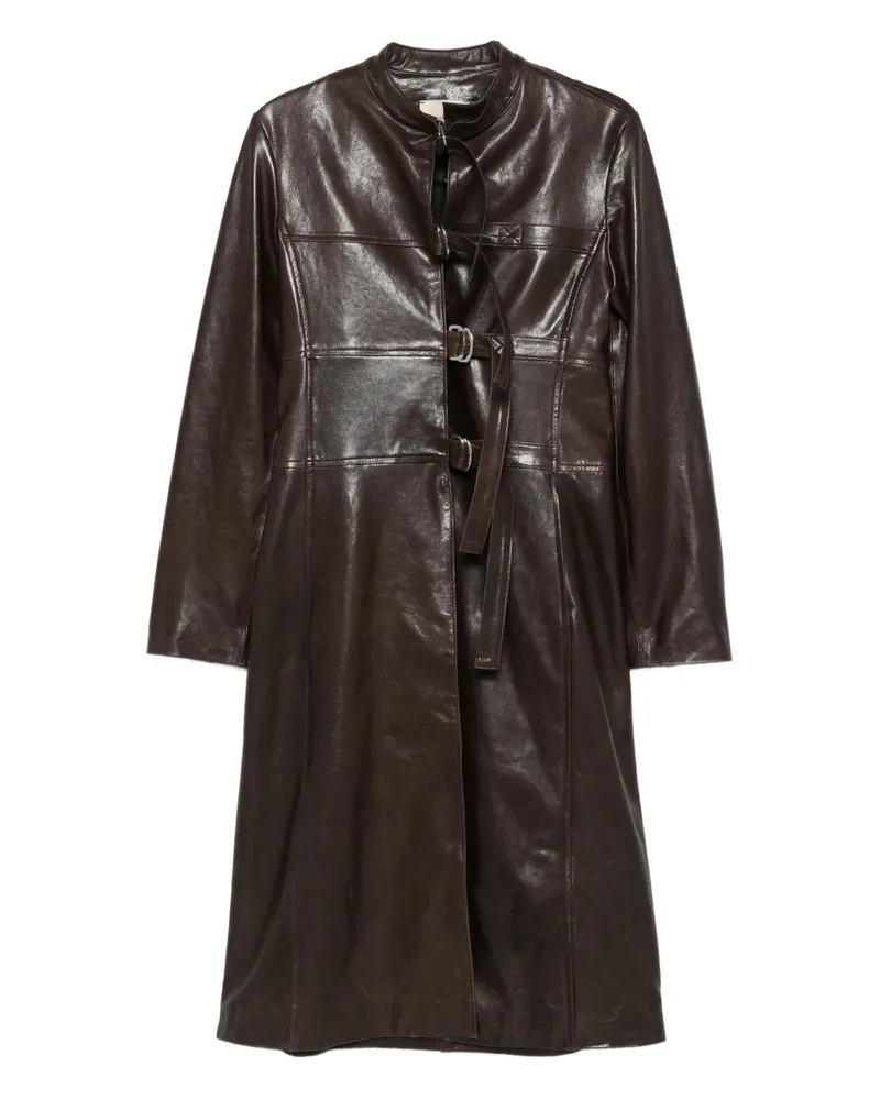 Paloma Wool Niquel Mantel mit Gürtel - Braun Braun