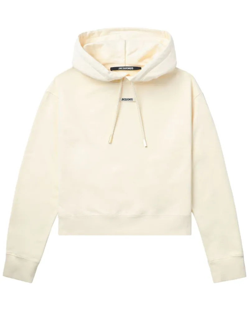 Jacquemus Le Hoodie Gros Grain Hoodie Nude