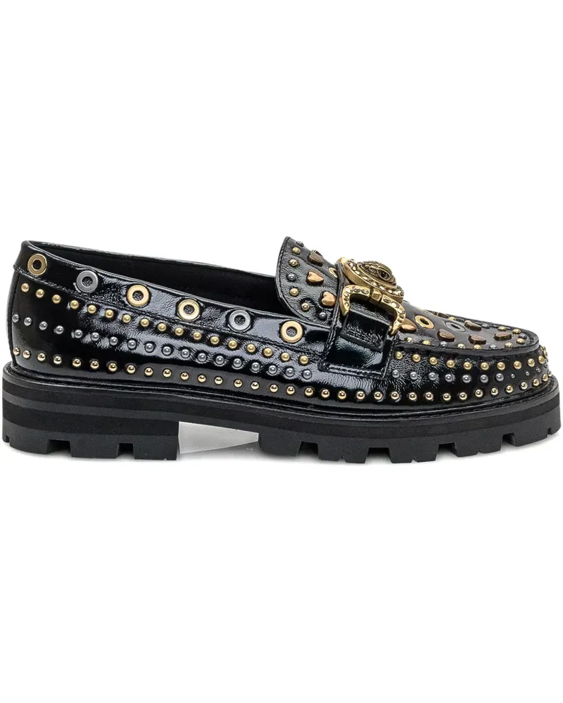 Kurt Geiger Mansion Loafer mit Nieten - Schwarz Schwarz