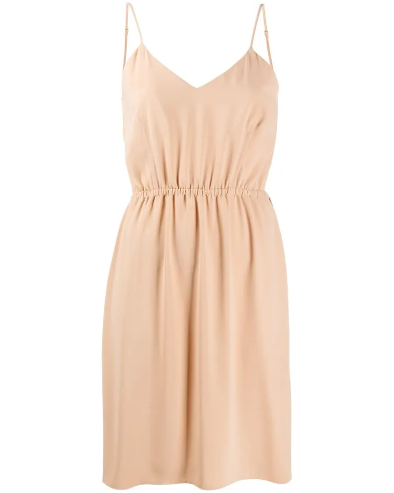 Maison Margiela Einreihiger Mantel mit Gürtel - Nude Nude