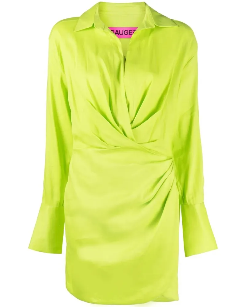 GAUGE81 Kurzes Naha Hemdkleid - Grün Grün