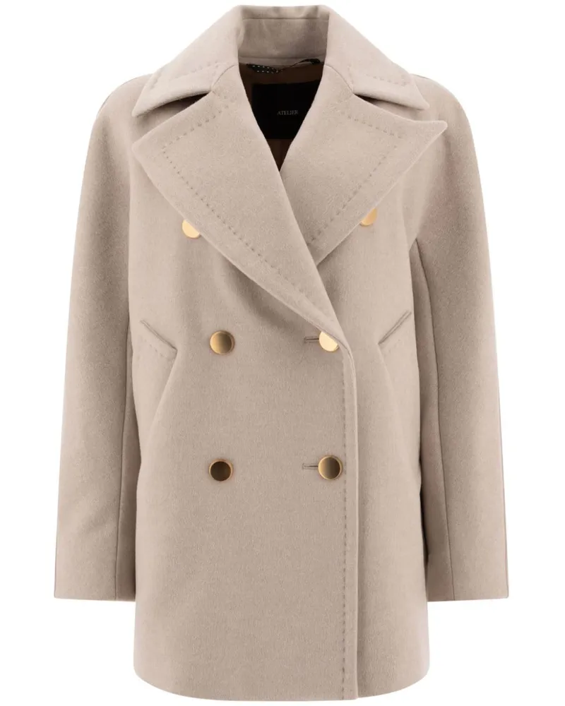 Max Mara Mantel aus Kaschmir - Nude Nude