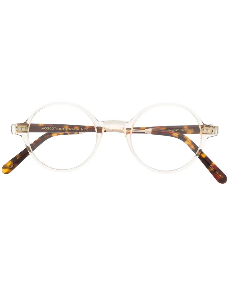 MOSCOT Runde 'Gittel' Brille - Nude Nude