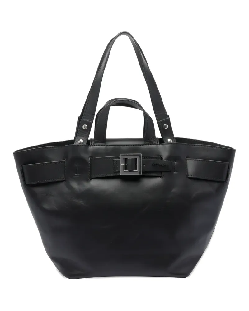Vic Matié leather shoulder bag - Schwarz Schwarz