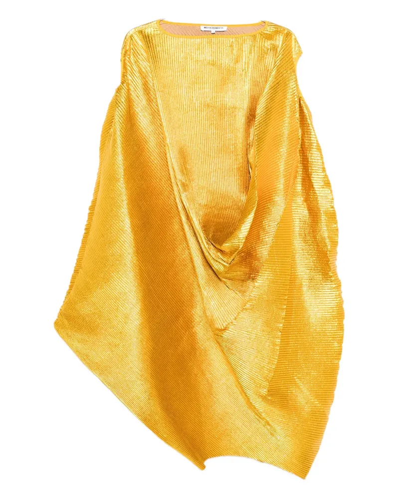 Melitta Baumeister Plissiertes Kleid im Metallic-Look - Gold Gold