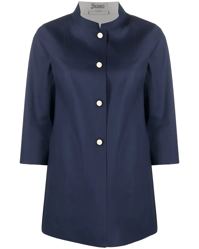 Herno Jacke mit Dreiviertelärmeln - Blau Blau