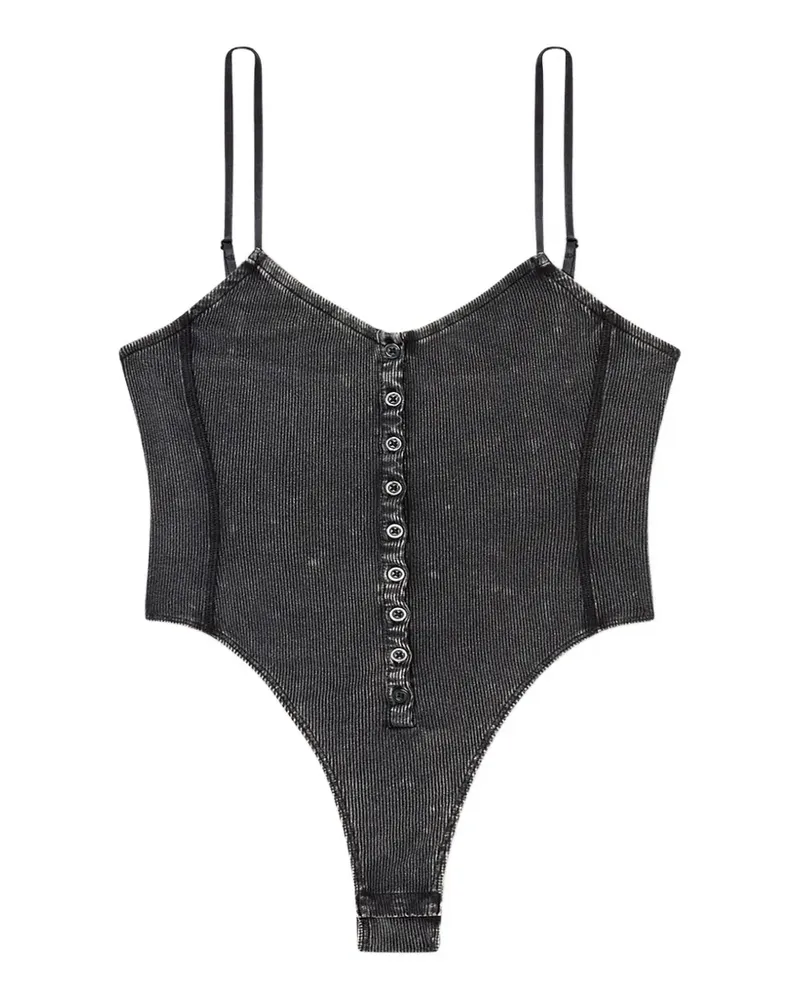 Diesel T-Ley ribbed bodysuit - Grau Grau